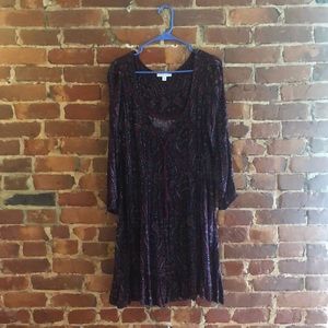 Flowy bohemian dress.